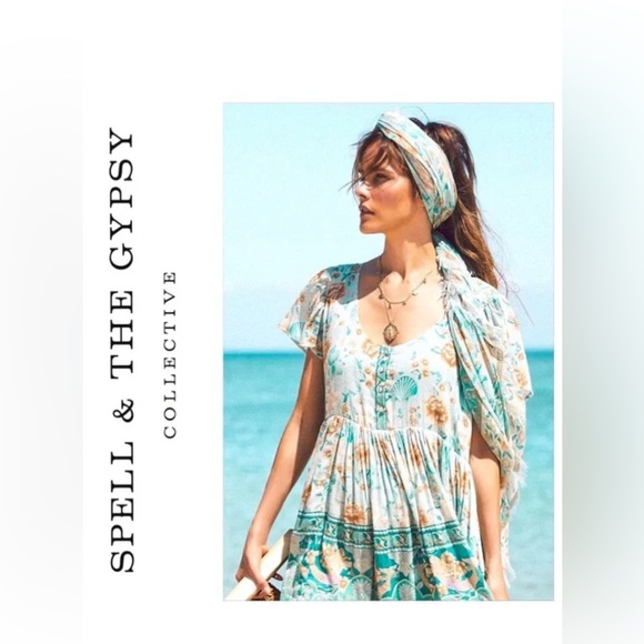 Spell Accessories - Spell Seashell Travel Scarf NWT